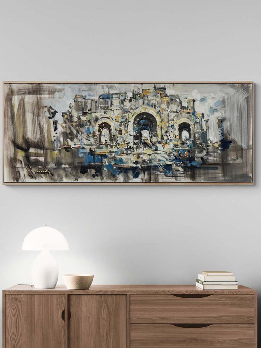 Geçmişin İzinde Yağlı Boya Tablosu