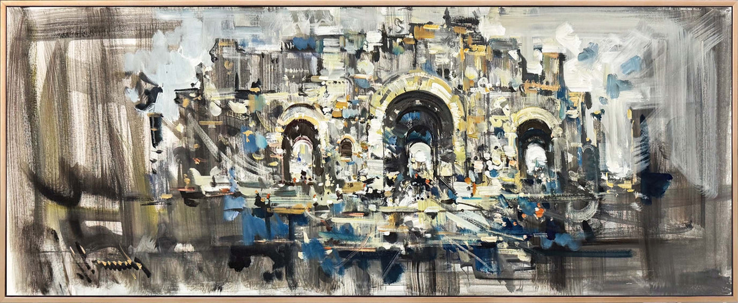 Geçmişin İzinde Yağlı Boya Tablosu