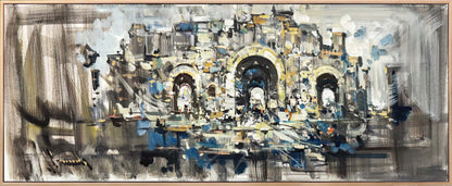 Geçmişin İzinde Yağlı Boya Tablosu