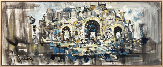 Geçmişin İzinde Yağlı Boya Tablosu