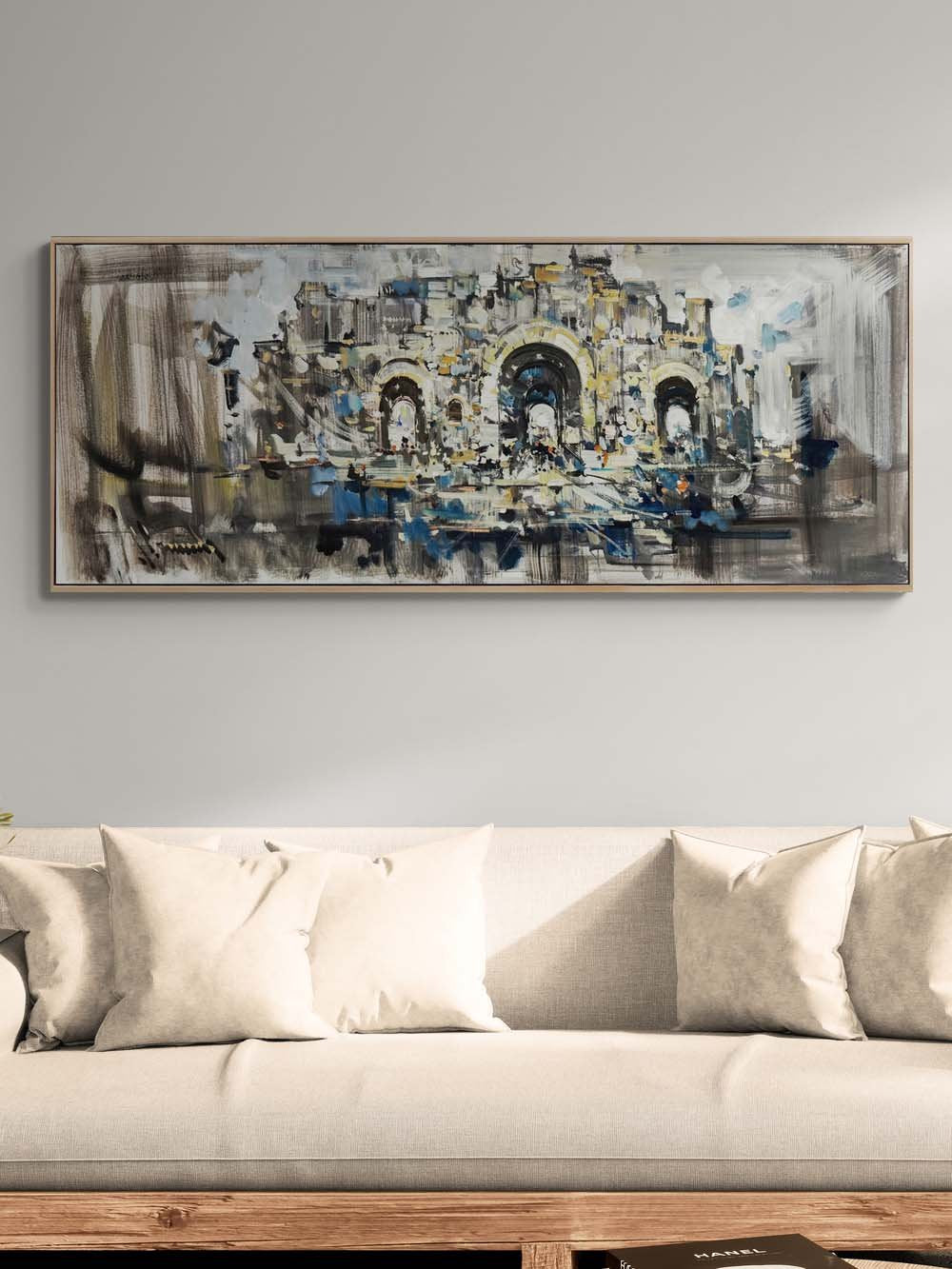 Geçmişin İzinde Yağlı Boya Tablosu