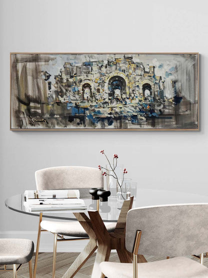 Geçmişin İzinde Yağlı Boya Tablosu