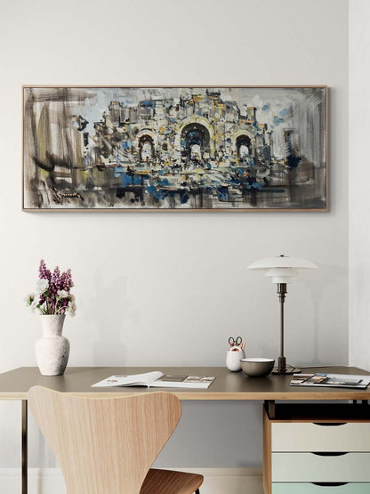 Geçmişin İzinde Yağlı Boya Tablosu