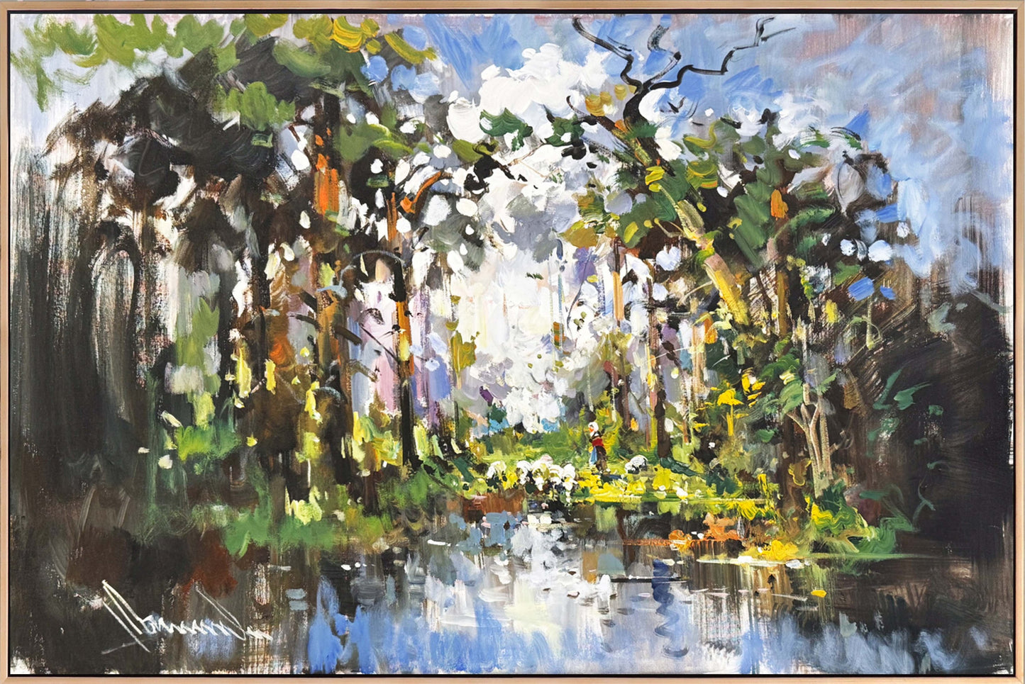 Doğanın Sükuneti Yağlı Boya Tablosu