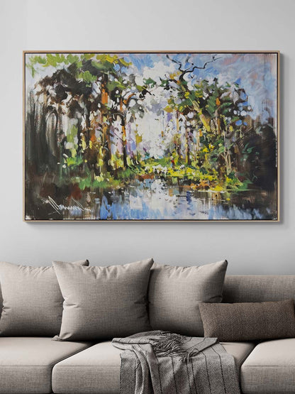 Doğanın Sükuneti Yağlı Boya Tablosu