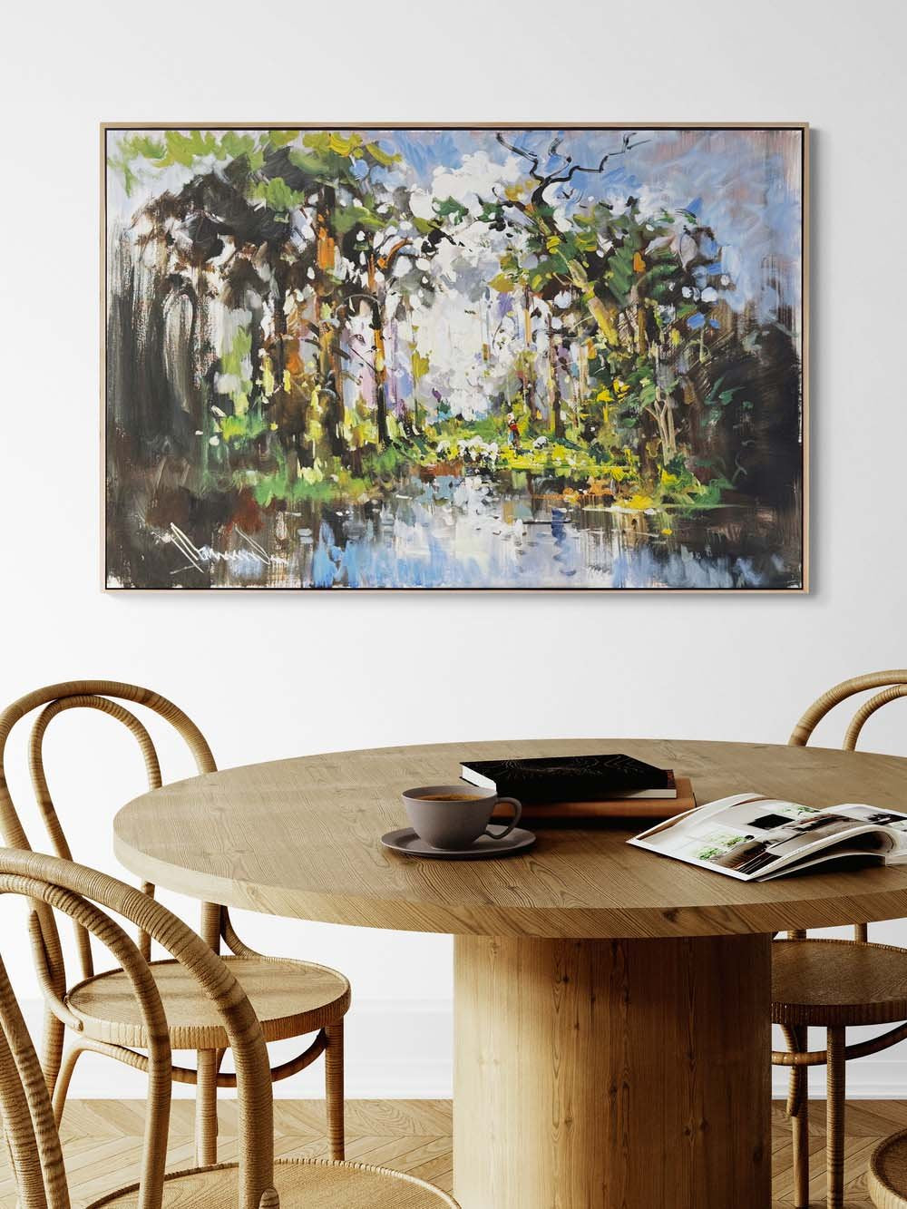 Doğanın Sükuneti Yağlı Boya Tablosu