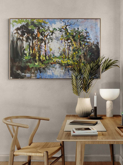 Doğanın Sükuneti Yağlı Boya Tablosu