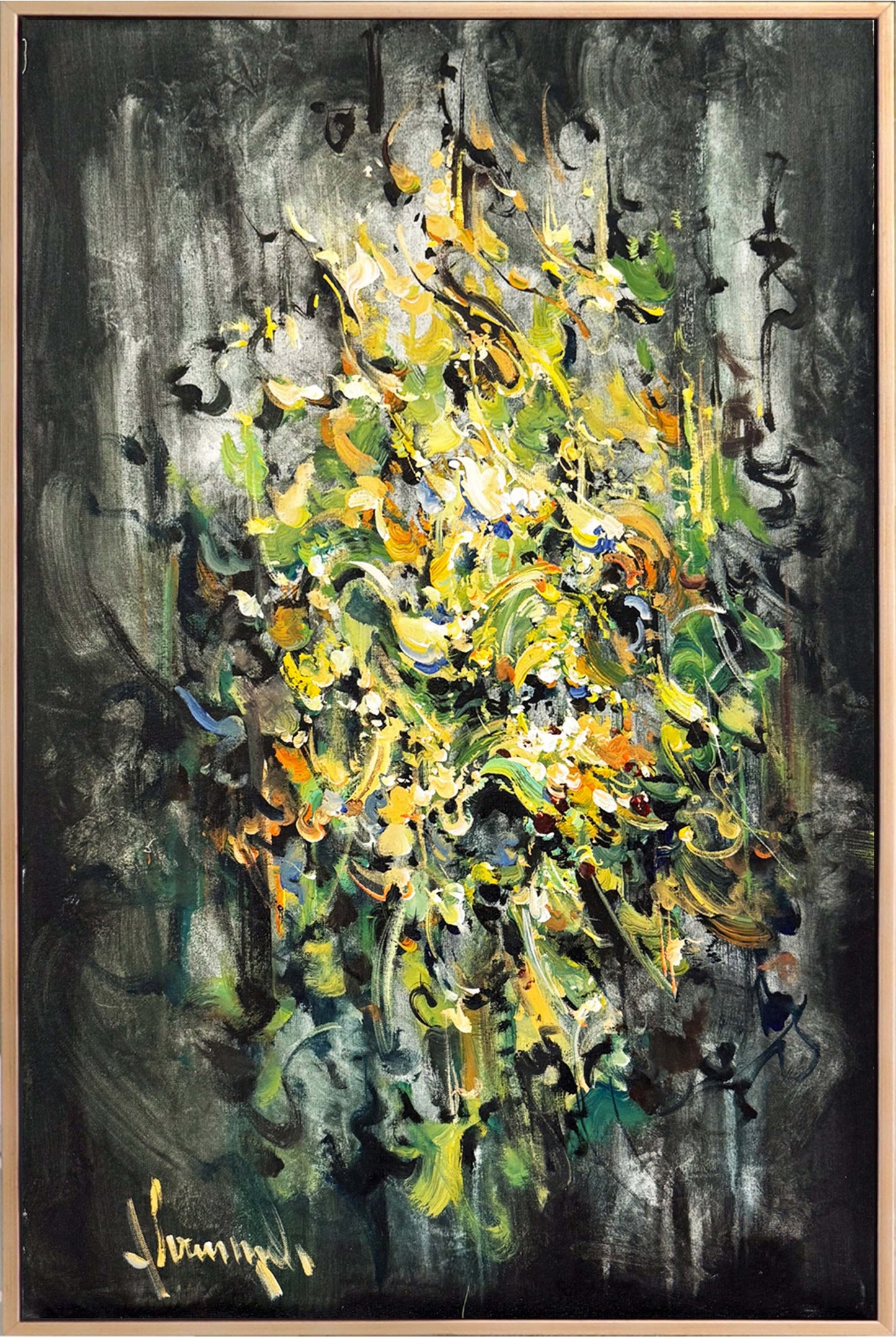 Işığın Mimarlığı Yağlı Boya Tablosu