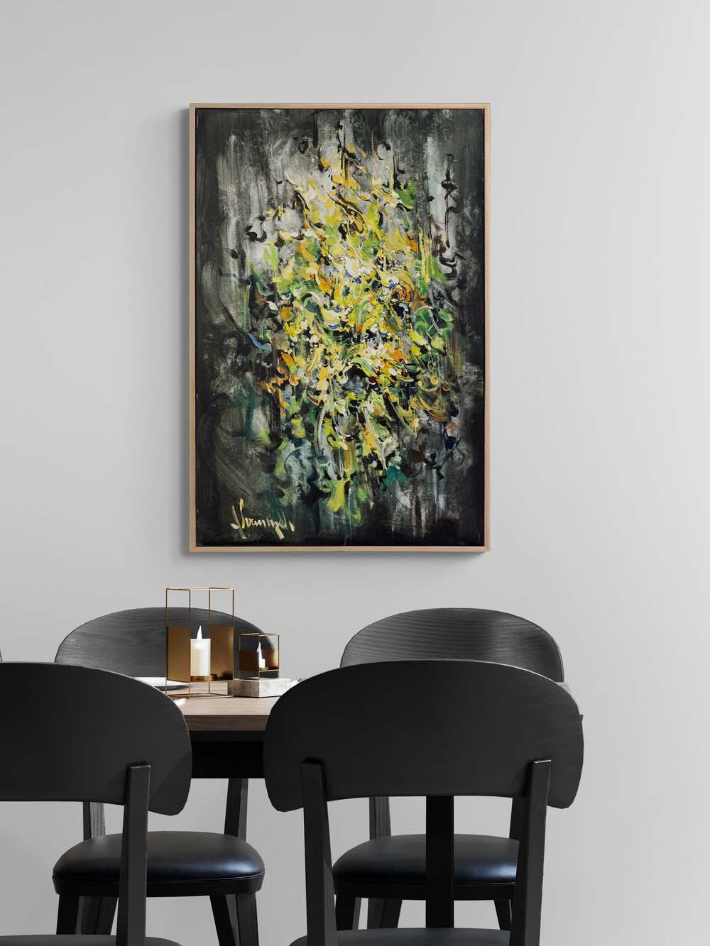 Işığın Mimarlığı Yağlı Boya Tablosu