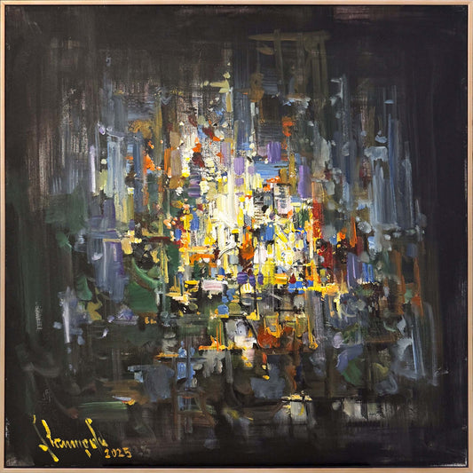 İçimde Patlayan Sessizlik Yağlı Boya Tablosu