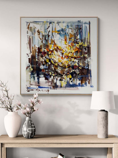 Çizginin Ötesi Yağlı Boya Tablosu