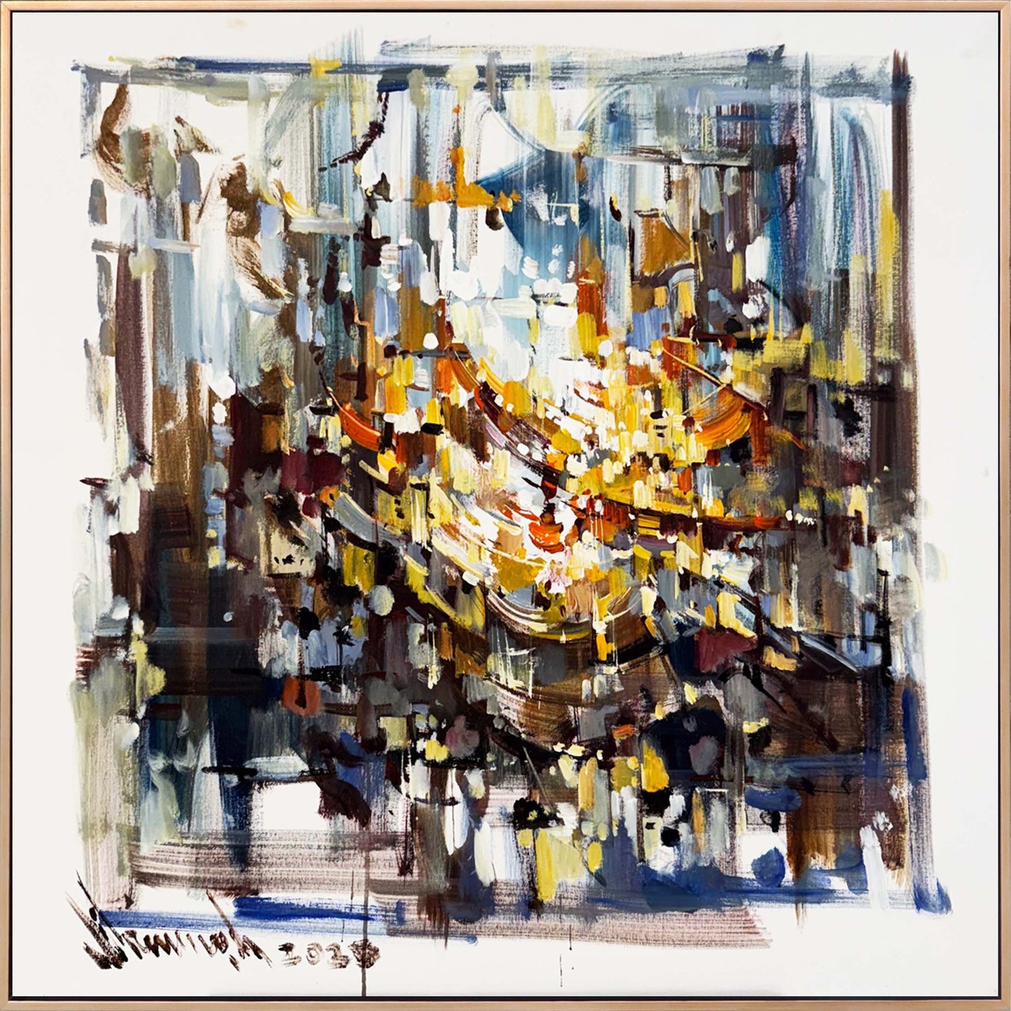 Çizginin Ötesi Yağlı Boya Tablosu