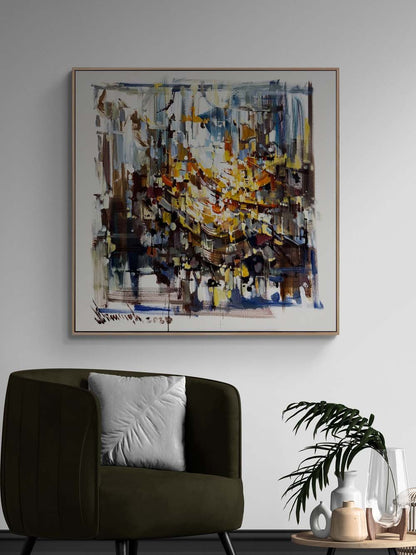 Çizginin Ötesi Yağlı Boya Tablosu