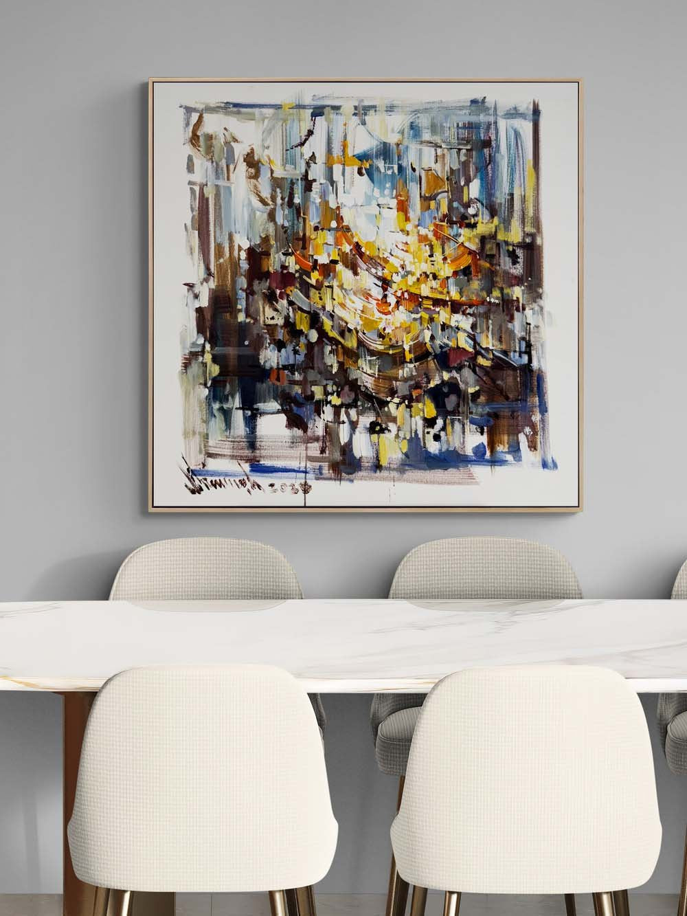 Çizginin Ötesi Yağlı Boya Tablosu