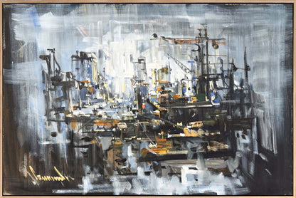 Zamanın Çözüldüğü An Yağlı Boya Tablosu