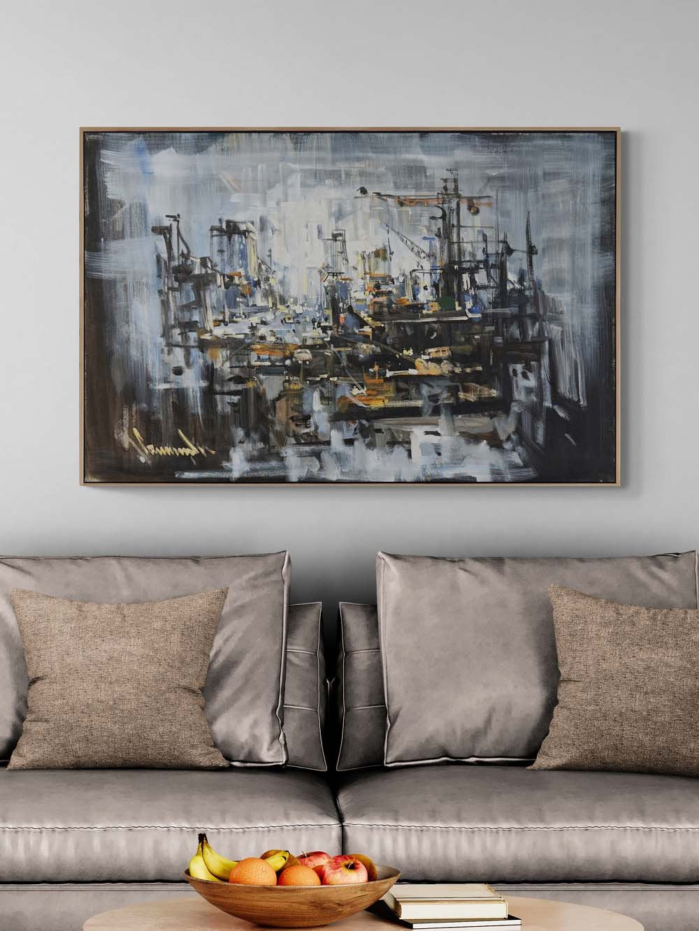 Zamanın Çözüldüğü An Yağlı Boya Tablosu