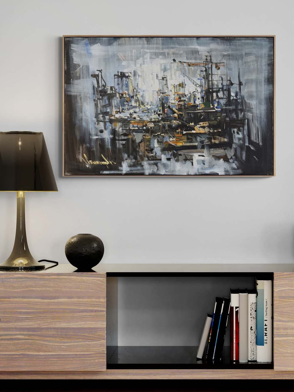 Zamanın Çözüldüğü An Yağlı Boya Tablosu