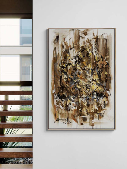 İçsel Harita Yağlı Boya Tablosu