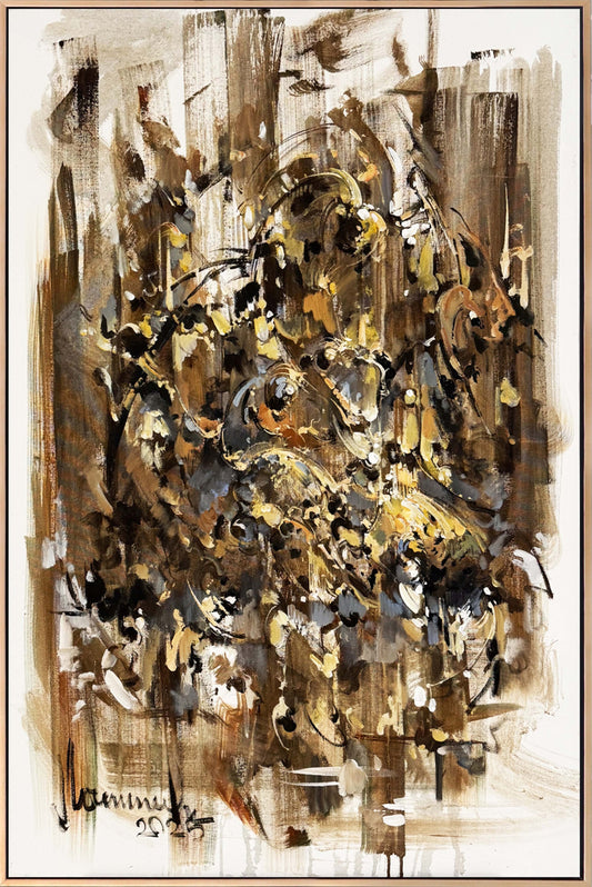 İçsel Harita Yağlı Boya Tablosu