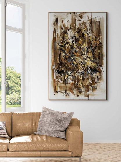 İçsel Harita Yağlı Boya Tablosu