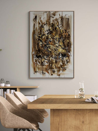 İçsel Harita Yağlı Boya Tablosu