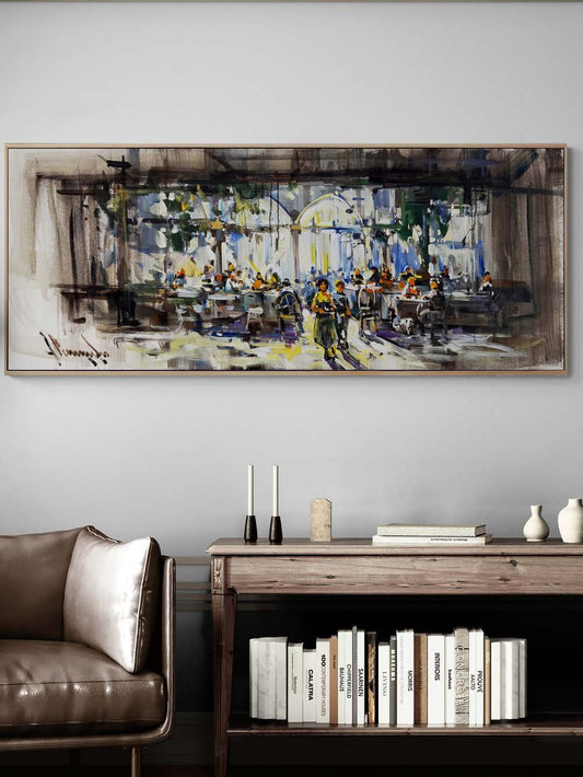 Sabah Kahvesi Melodisi Yağlı Boya Tablosu