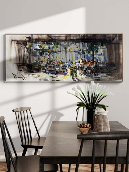 Sabah Kahvesi Melodisi Yağlı Boya Tablosu