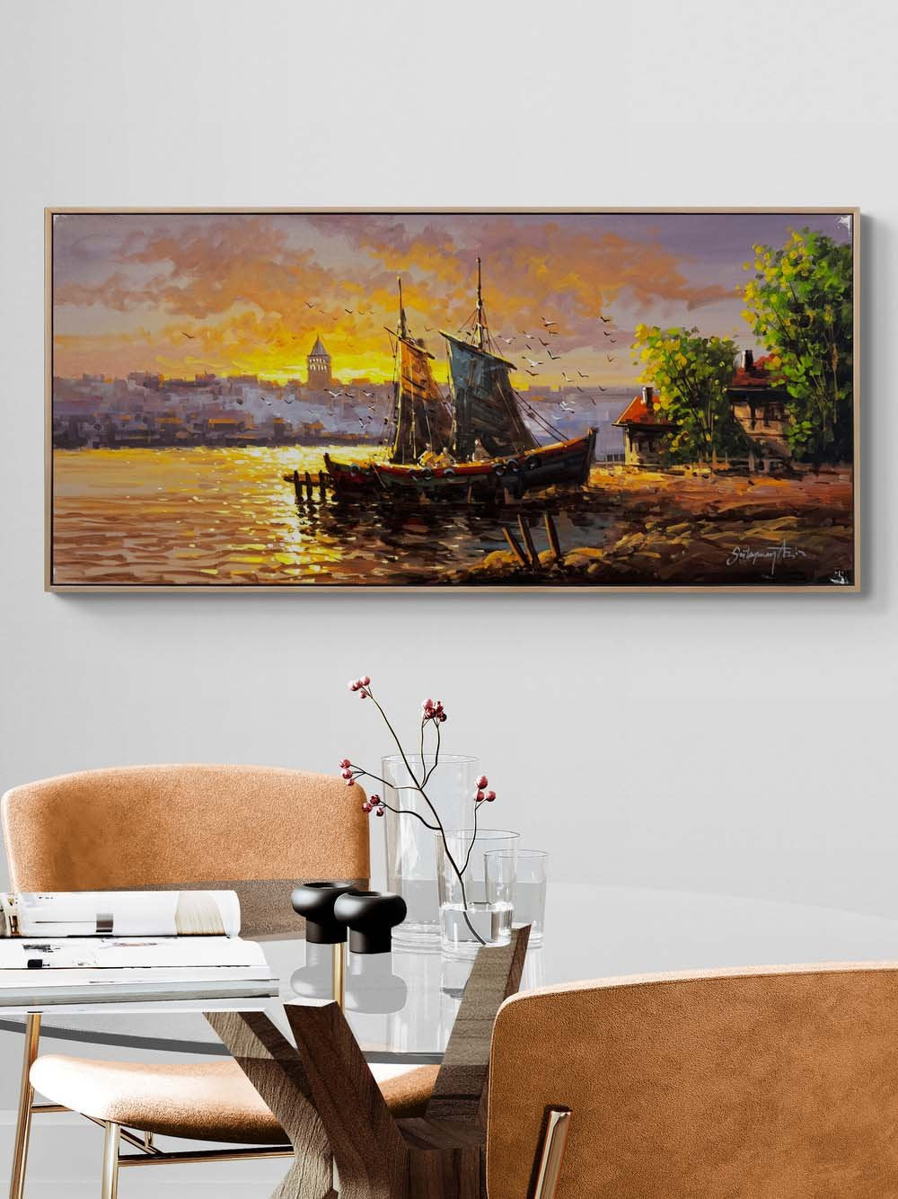 İstanbul’un Rüyası Yağlı Boya Tablosu