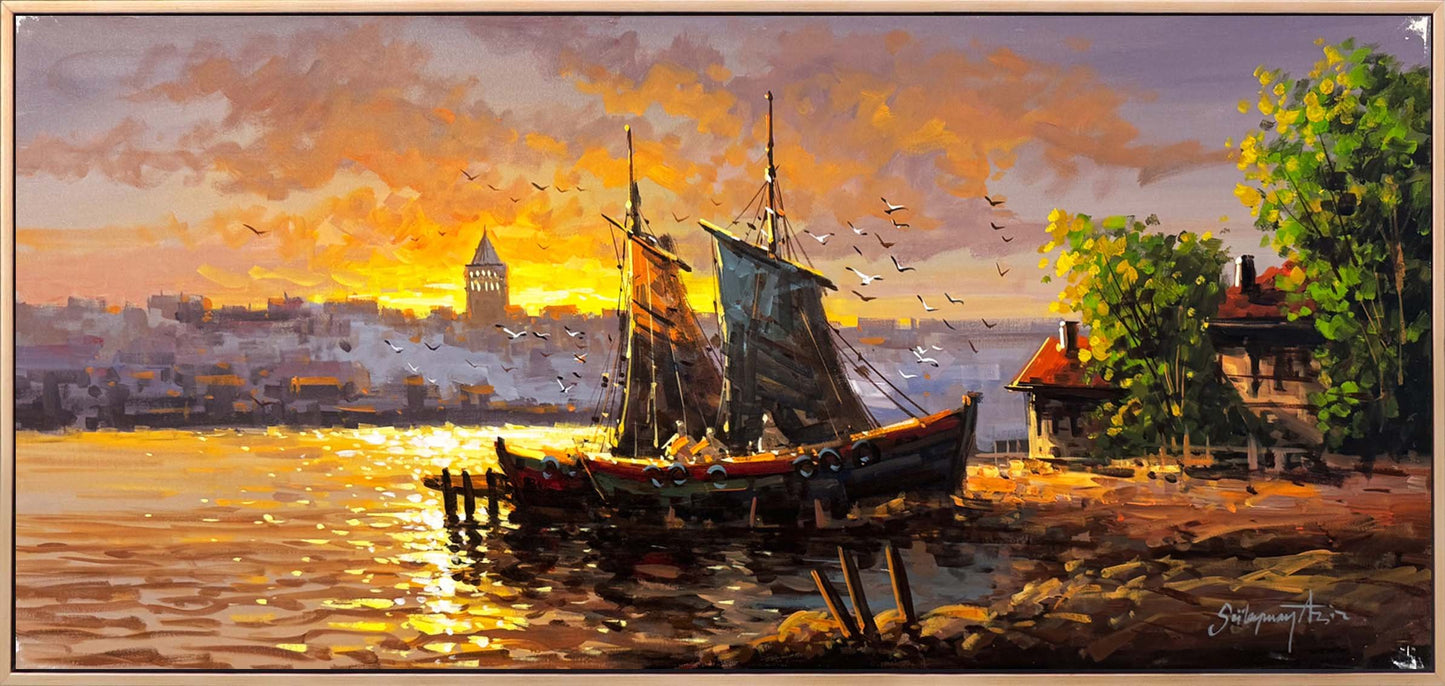 İstanbul’un Rüyası Yağlı Boya Tablosu