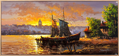 İstanbul’un Rüyası Yağlı Boya Tablosu