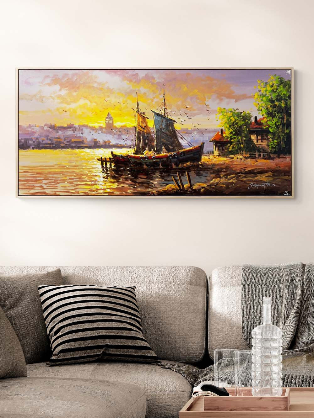 İstanbul’un Rüyası Yağlı Boya Tablosu