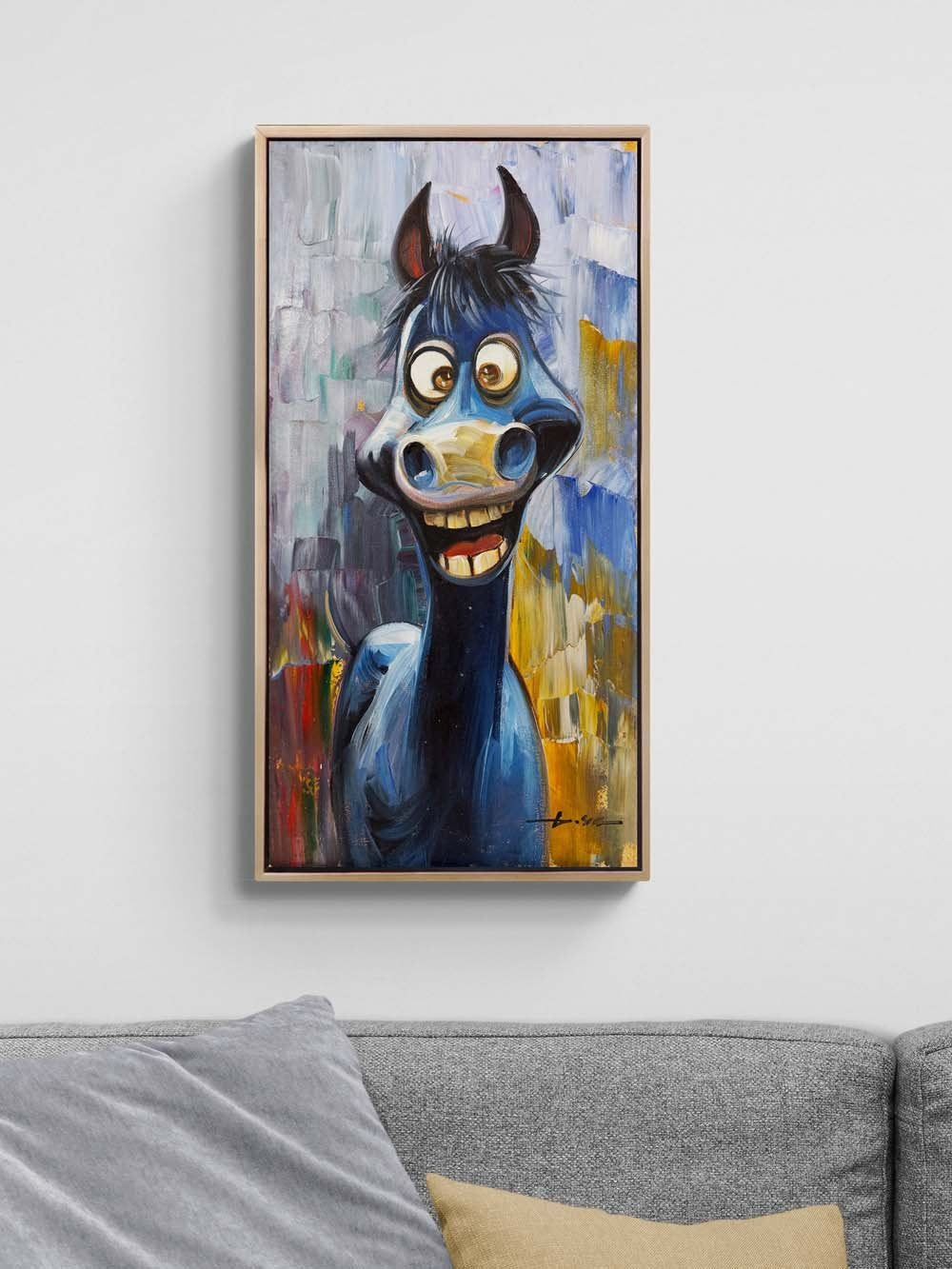 Koca Gülüş Yağlı Boya Tablosu