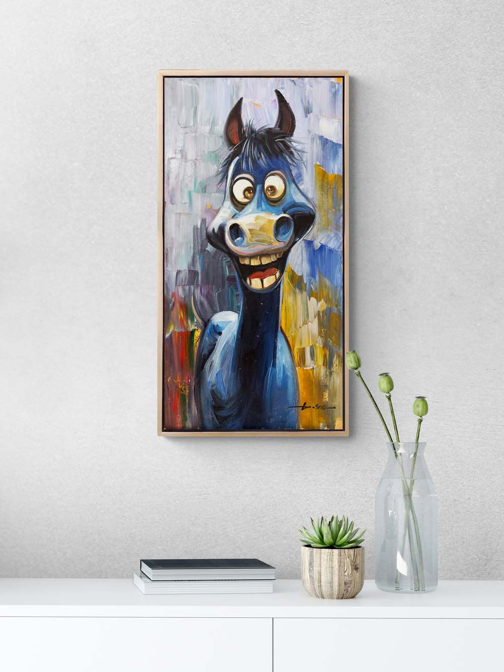 Koca Gülüş Yağlı Boya Tablosu