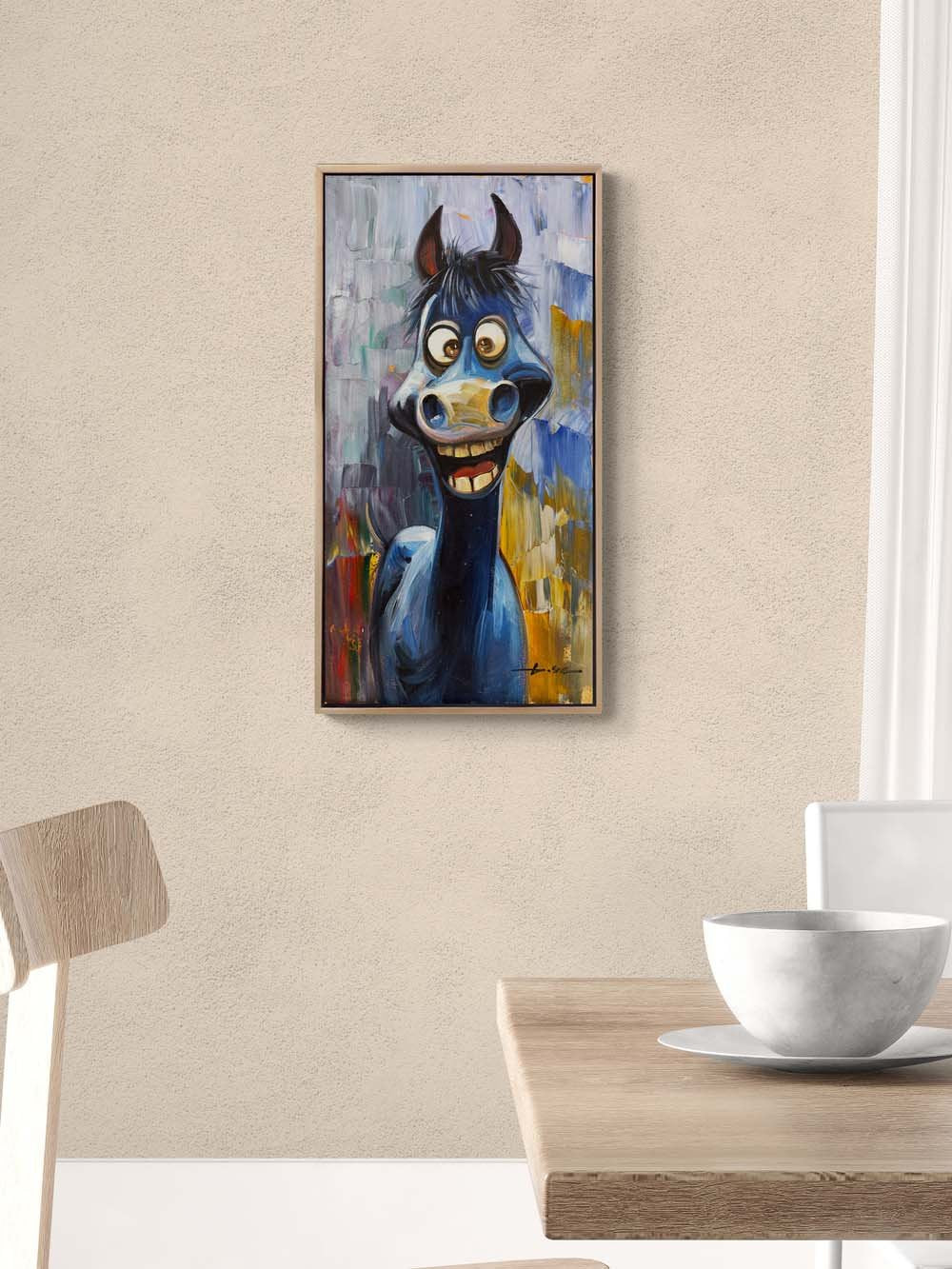 Koca Gülüş Yağlı Boya Tablosu