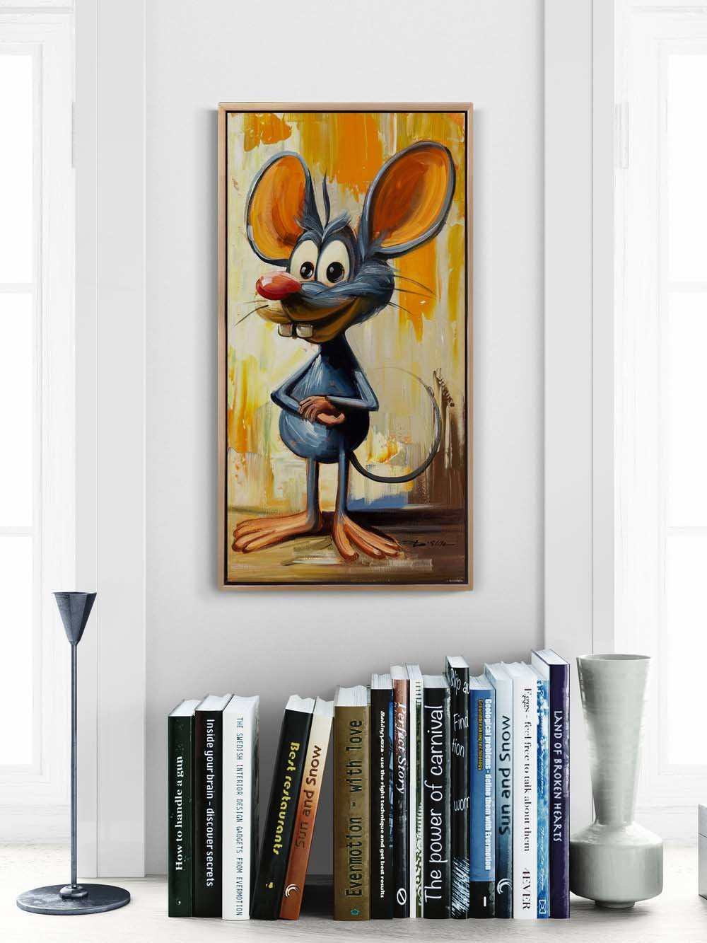 Peynir Avcısı Yağlı Boya Tablosu