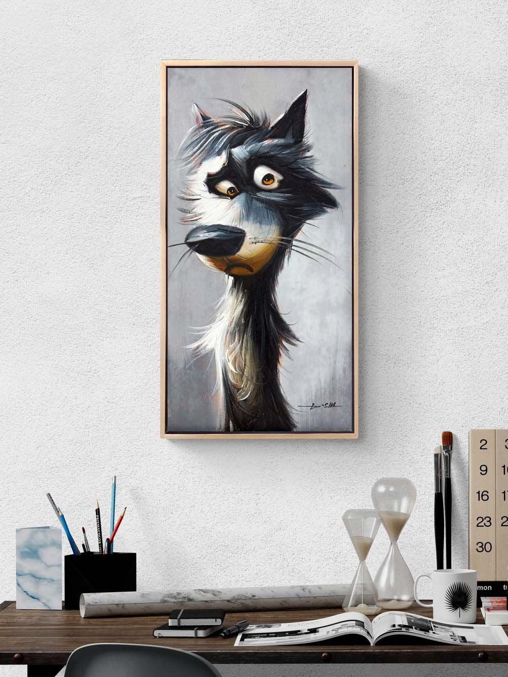 Mahcup Bakışlar Yağlı Boya Tablosu