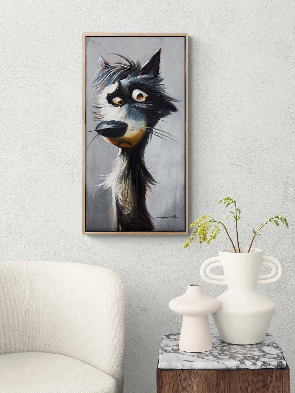 Mahcup Bakışlar Yağlı Boya Tablosu