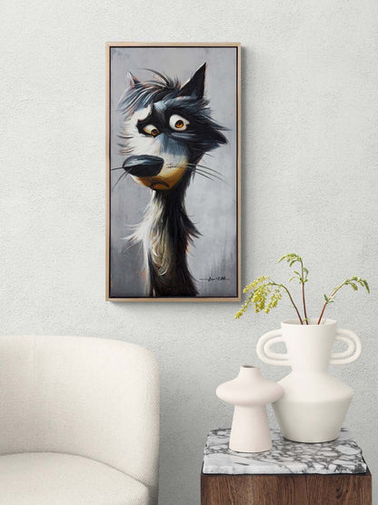 Mahcup Bakışlar Yağlı Boya Tablosu