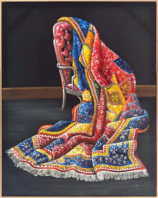 Geleneklerin Gölgesinde Yağlı Boya Tablosu