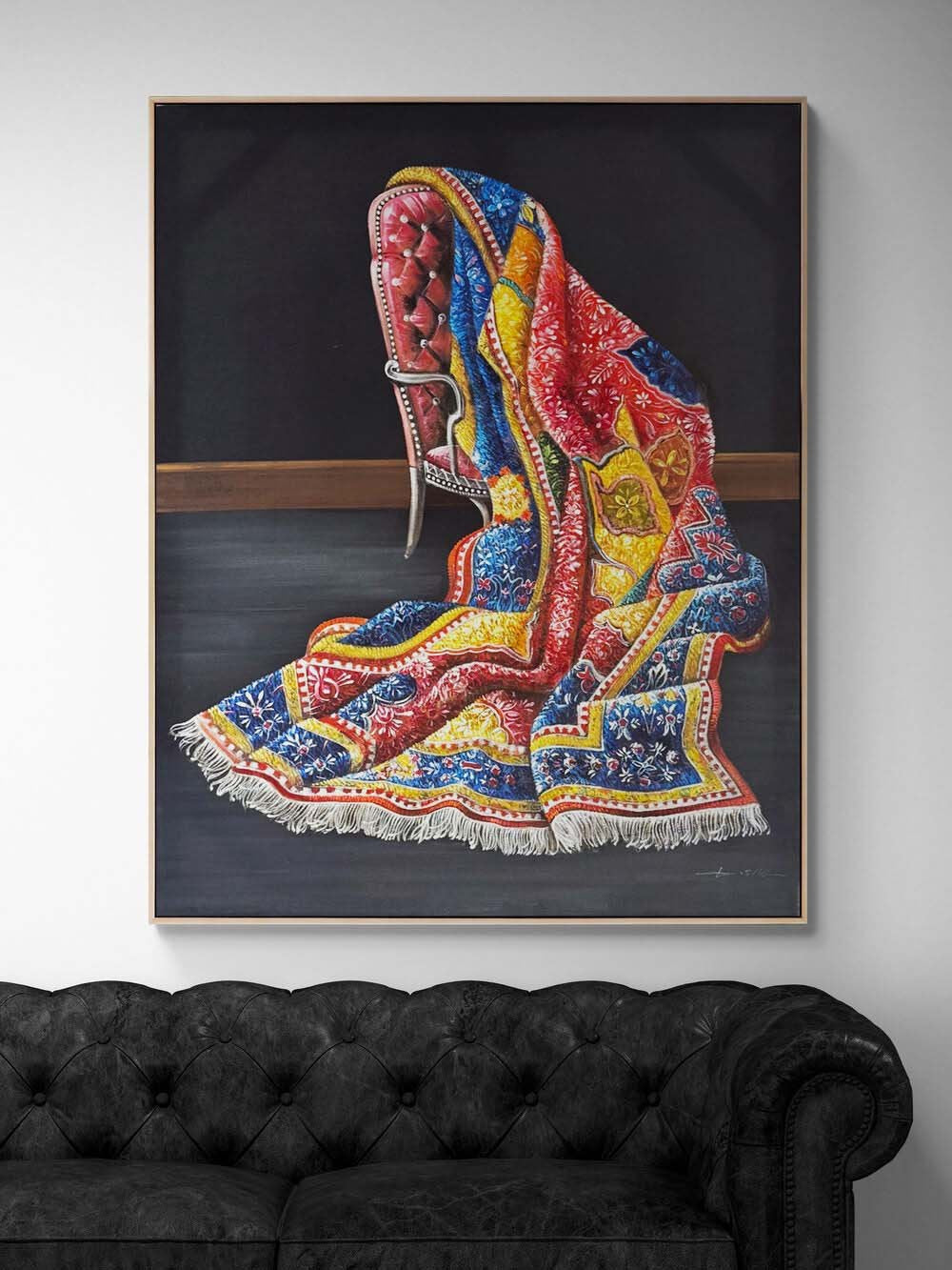 Geleneklerin Gölgesinde Yağlı Boya Tablosu