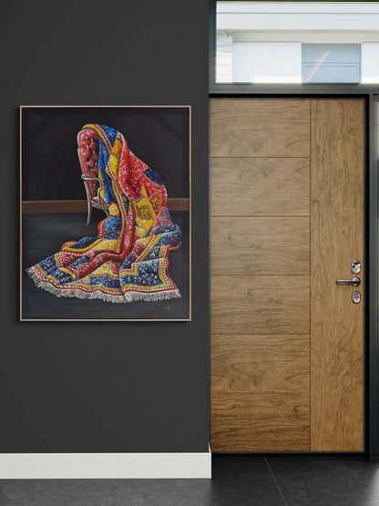 Geleneklerin Gölgesinde Yağlı Boya Tablosu