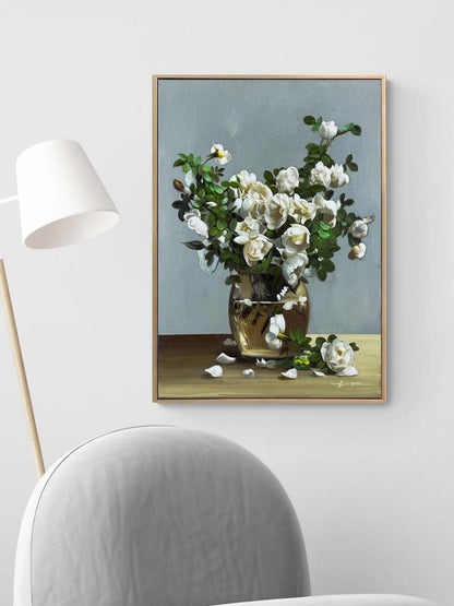 Solgun Zarafet Yağlı Boya Tablosu