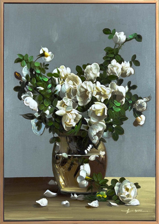 Solgun Zarafet Yağlı Boya Tablosu