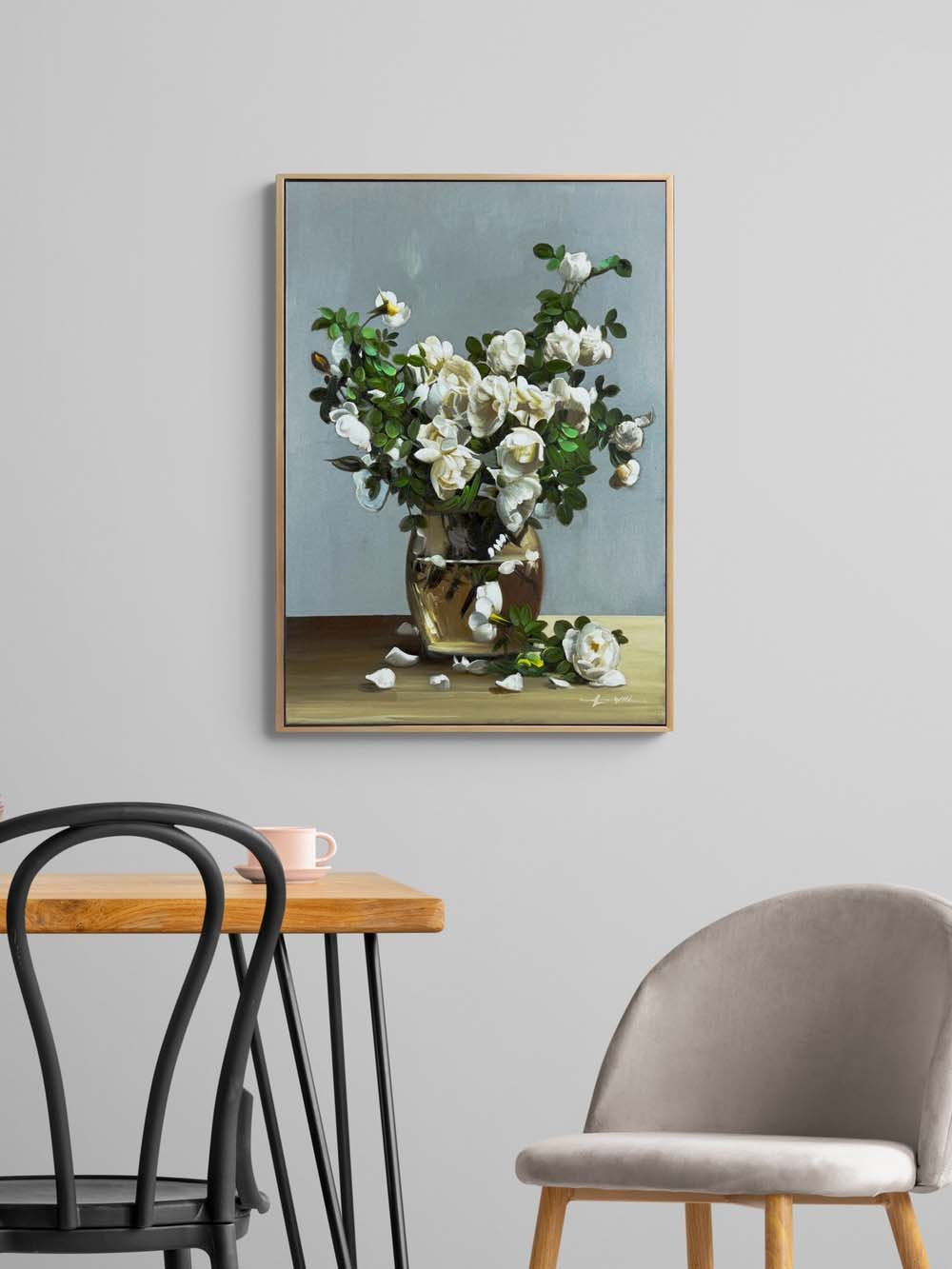 Solgun Zarafet Yağlı Boya Tablosu