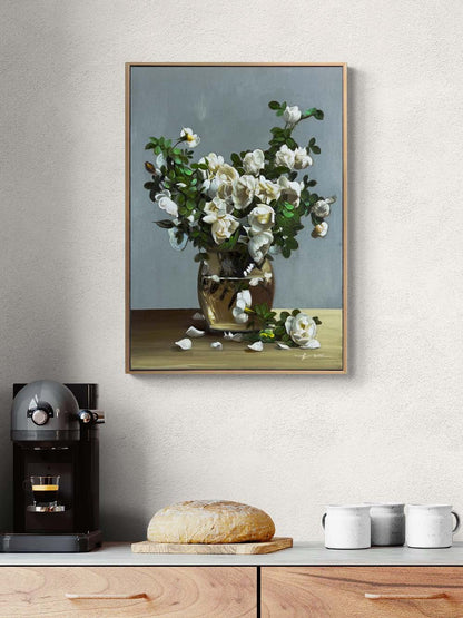 Solgun Zarafet Yağlı Boya Tablosu