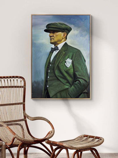 Cumhuriyet Işığı Yağlı Boya Tablosu