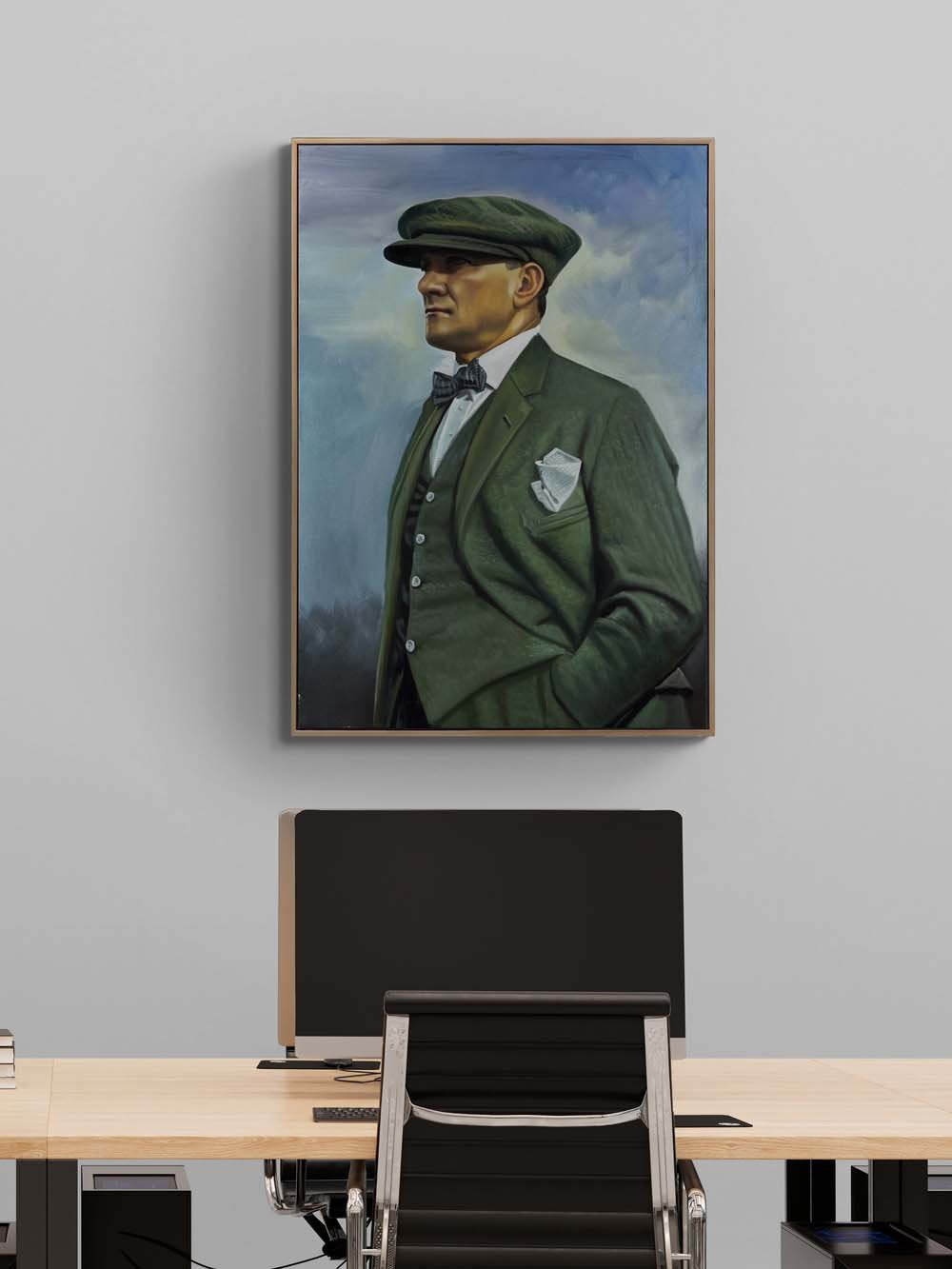 Cumhuriyet Işığı Yağlı Boya Tablosu