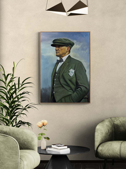 Cumhuriyet Işığı Yağlı Boya Tablosu