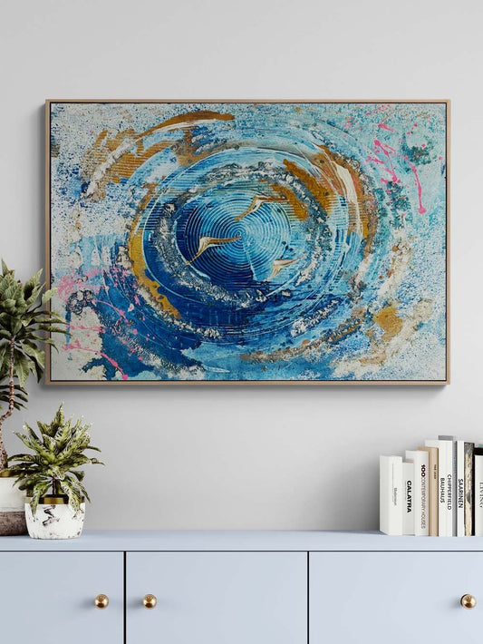 Gökyüzü Melodisi Yağlı Boya Tablosu