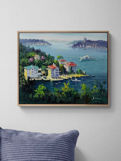 Yalıların Esintisi Yağlı Boya Tablosu